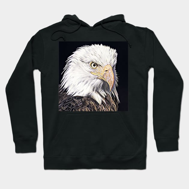 Eagle Hoodie by MinnieWilks